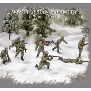  1/72 Russian WWII Infantry Winter Dress Toys & Games