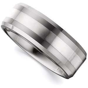  09.00 Dura Band With Sterling Silver Inlay Jewelry