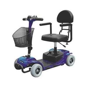 Falcon 4 Wheel Portable Travel Scooter with Comfortable Padded Seat 