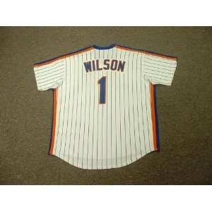MOOKIE WILSON New York Mets 1986 Majestic Cooperstown Throwback Home 