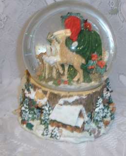 Kirkland Christmas Santa 6 Musical Snow Water Globe  