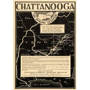  1926 Ad Chattanooga Community Advertising Association 