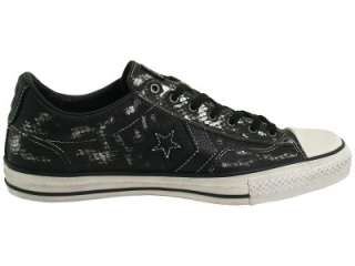   STAR PLAYER OX BLACK AND OFF WHITE LOW TOP SNEAKERS 02286605511  