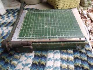 Rustic Vintage 1940s Photo Paper Cutter Photo Trimmer Materials Co 