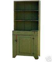   CUPBOARD PRIMITIVE PAINTED FARMHOUSE DRY SINK HUTCH EARLY AMERICAN