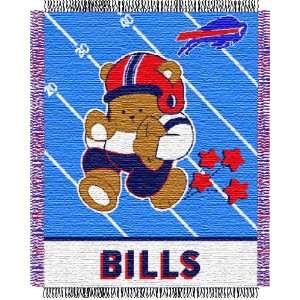  Buffalo Bills   Triple Woven 36 x 46 Baby Knit Throw 