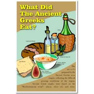  , What the the Ancient Greeks Eat? Classroom Poster