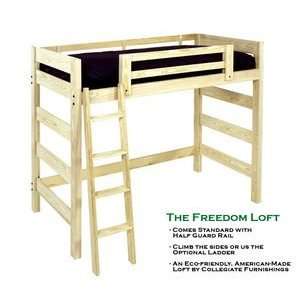  Freedom Loft Solid Pine Bed by Collegiate Furnishings 