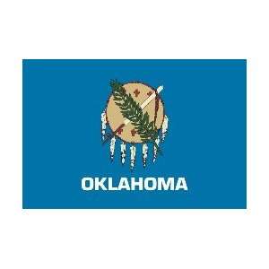  ft. x 10 ft. Oklahoma Flag for Outdoor use Patio, Lawn & Garden