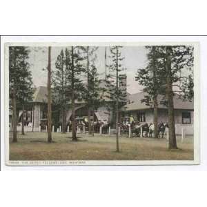   Depot, Yellowstone Ntl. Park, Wyo 1898 1931  Home