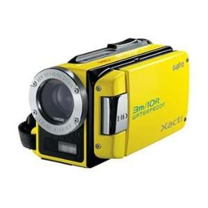 com Sanyo VPC WH1YL High Definition Waterproof Flash Memory Camcorder 