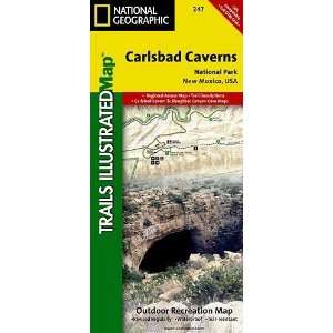  Carlsbad Caverns National Park, NM Trails Illustrated Map 