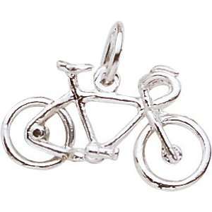  Rembrandt Charms Bicycle Charm, Sterling Silver Jewelry