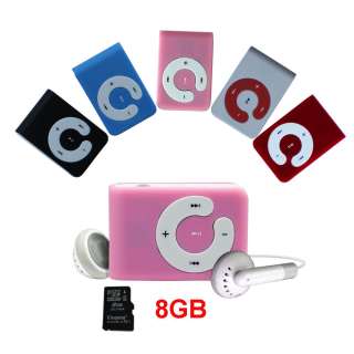   Clip on  Player Support upto 8GB Micro SD/TF Card USB Driver 002P