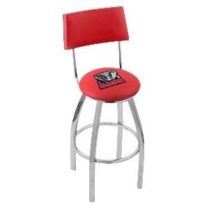  University of Alabama Steel Logo Stool with Back and L8C4 
