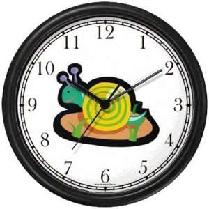 Snail Cartoon No.1 Animal Wall Clock by WatchBuddy Timepieces (Hunter 