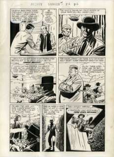 This original art is from Johnny Danger #1, page 6, published by 