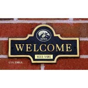 Monogram Club Iowa Hawkeyes Personalized Welcome Plaque  