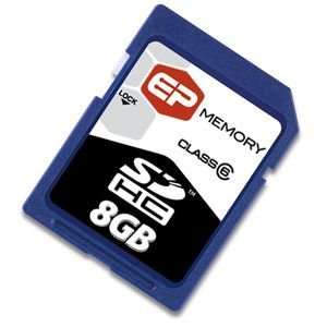  NEW EP Memory 8GB miniSD High Capacity (miniSDHC) Card 