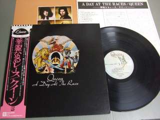 QUEEN A DAY AT THE RACES Japan LP with OBI G/F  
