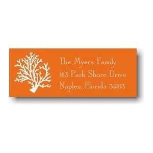 Boatman Geller Holiday Personalized Address Labels   Coral 