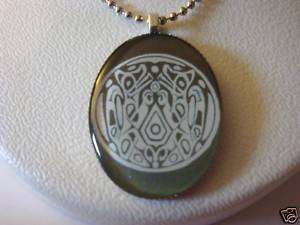 JACOB BLACK TATTOO TWILIGHT QUILEUTE SILVER NECKLACE  
