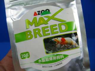 Breed shrimp food 20g (0.7oz)   Crystal Red Cherry bee shrimp eggs 