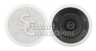   Inch In Ceiling Round 100W Home Theater Speaker Pair S IC831 LR  