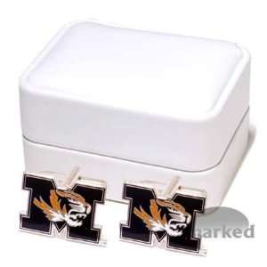 Missouri Tigers NCAA Logod Executive Cufflinks w/ Jewelry Box by Cuff 