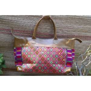   bag from embroidered hmong old fabric mix leather ethnic bag boho bag