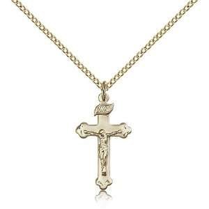   Crucifix Pendant Christian Cross Religious Medal Necklace Catholic