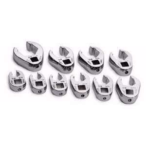   10 Piece Fractional Flare Nut Crowfoot Wrench Set