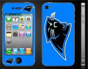 Carolina Panthers Iphone 4 Decal Sticker Skins  