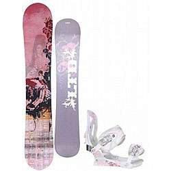 LTD Moxie Womens 154 cm Snowboard And LTD LT35 Bindings   
