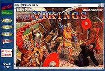 ORION 1/72 Viking Warriors 46 Figures in 23 Battle poses   Toy 