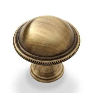  Classic brass 1 1/2 (38mm) knob in antique brass