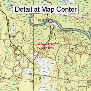   Map   Burrows Lake, Wisconsin (Folded/Waterproof)