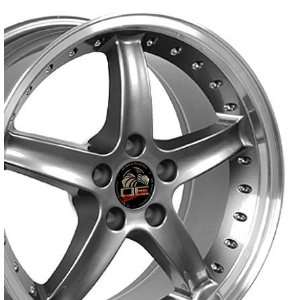  Cobra R Deep Dish Style Wheels with Rivets and Machined 