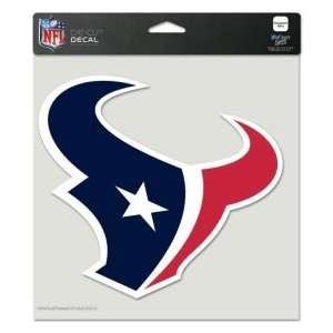  Houston Texans Die Cut Decal   8x8 Color Sports 
