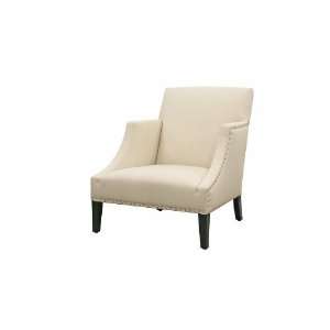  Modern Furniture  Heddery Cream Fabric Modern Club Chair 