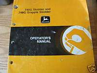 John Deere 740G 748G Skidder Operators Manual #1  