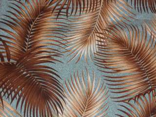 PAIR 84x50 Tropical Hawaiian Barkcloth 100% Cotton Fabric Drapes ~Mana 