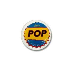  SODA POP Bottle Cap Vintage Mini Button by  
