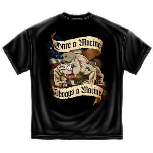 Once A Marine Always A Mairne Marine Corps   Military T Shirt  