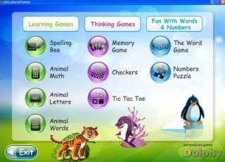 Kids PC Educational Games Ages 4 10 Early self Learning  