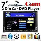 Double 2 Din 7In Dash HD Digital LCD Car DVD CD Player RDS Radio Ipod 