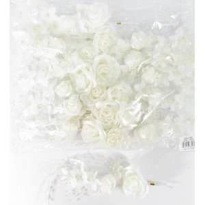  Wedding Supplies corsage flower satin ivory
