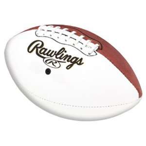  Rawlings Autograph Composite Leather Footballs BROWN/WHITE OFFICIAL 