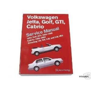  VW Volkswagen Bentley Repair Manual Cabrio Golf Jetta 