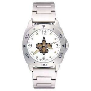  New Orleans Saints Mens Pro Sterling Silver Watch Sports 